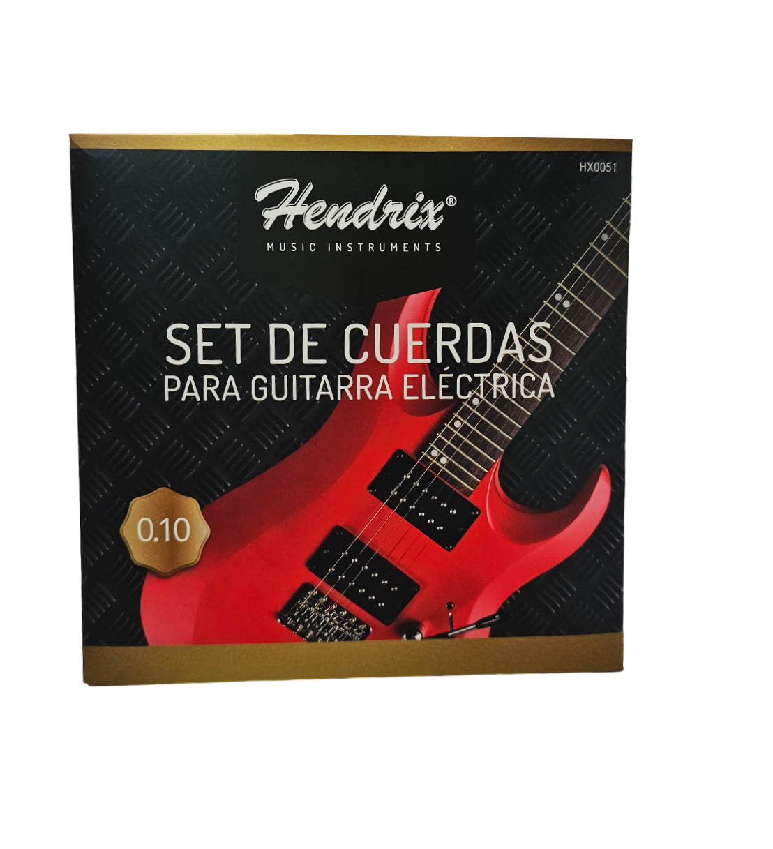 Set de Cuerdas para Guitarra Eléctrica Calibre 0.10 Hendrix