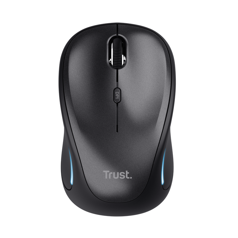 Mouse Inalambrico Trust YVI FX RetroIluminado Black 22333-03