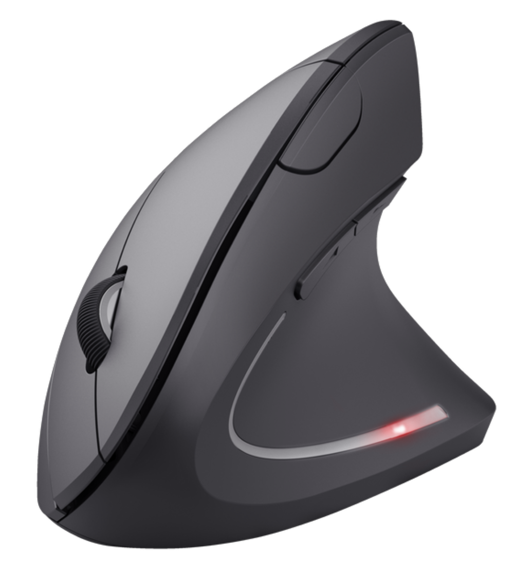 Mouse Vertical Inalámbrico Trust Verto Pro Ergonómico 2.4Ghz