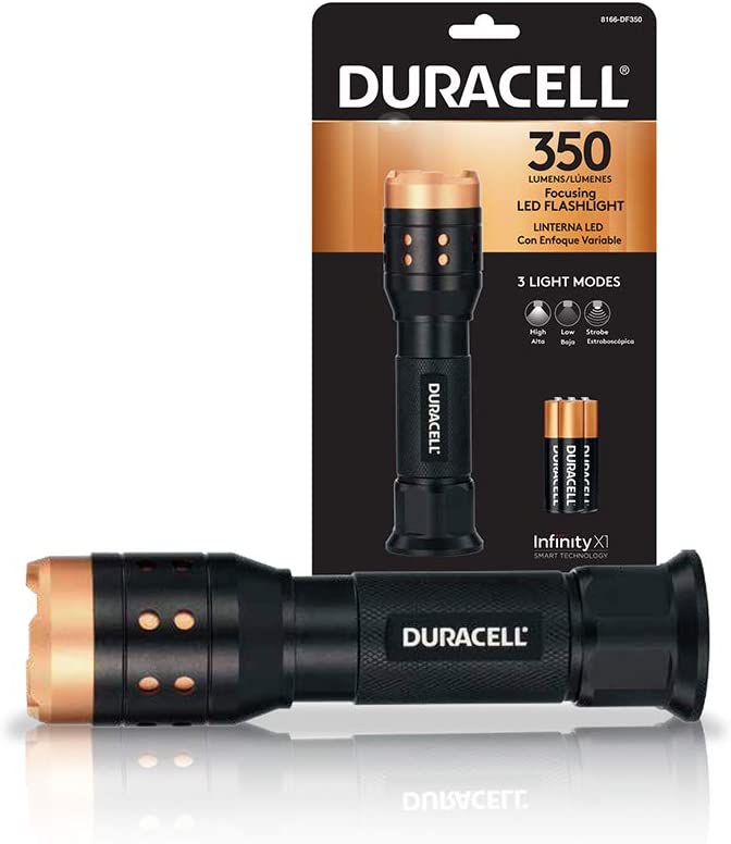 Linterna Duracell Focusing Infinity X1 de 350 Lumenes LED