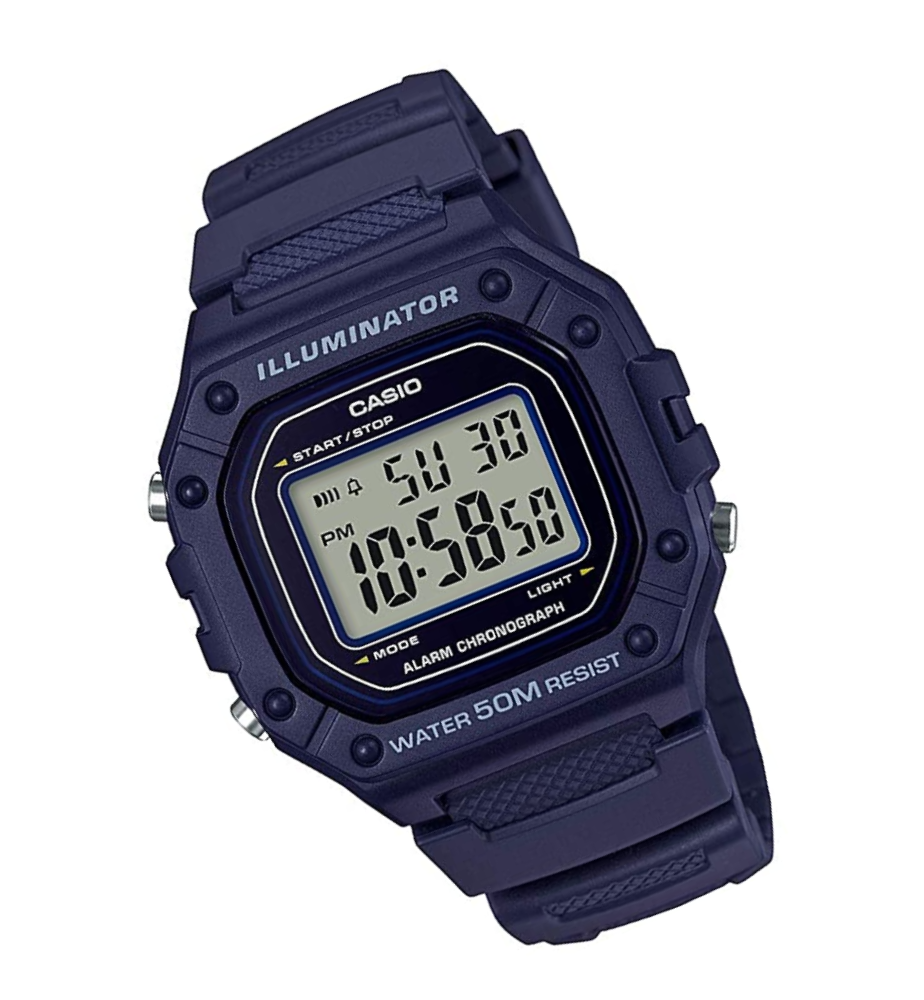 Reloj Casio Hombre W-218H-2Avdf Blue Edition