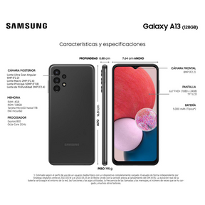 Samsung Galaxy A13 128 GB Black Edition Liberado