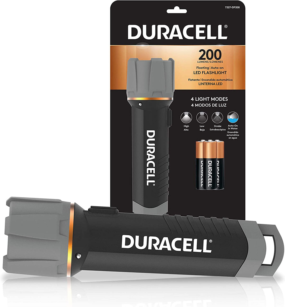 Linterna Duracell Flotac Infinity X1 de 200 Lumenes LED IPX4