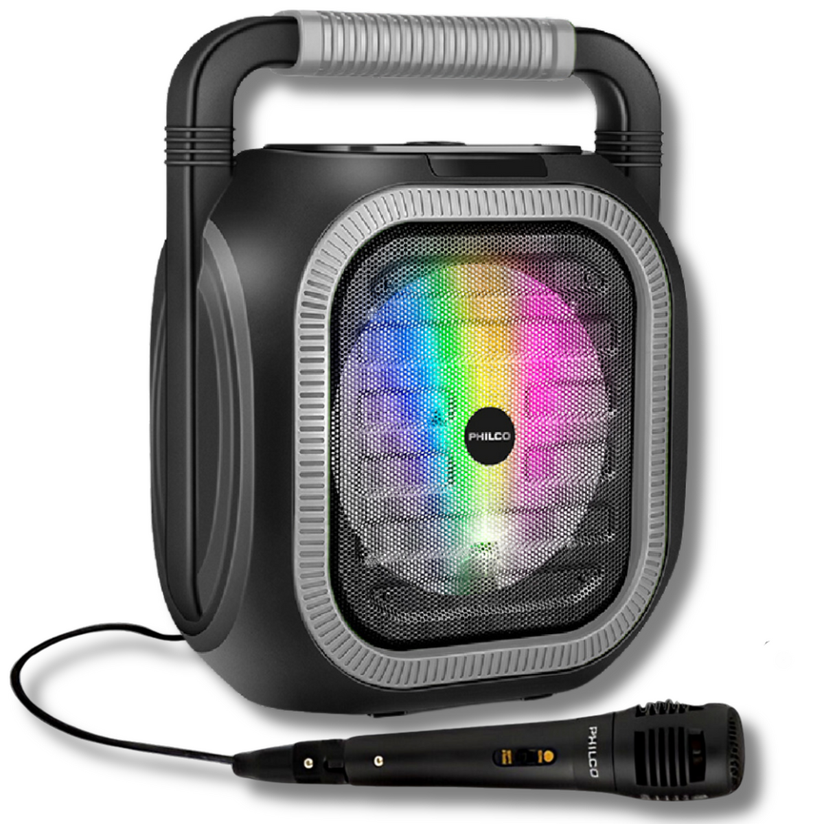 Parlante Karaoke RGB Bluetooth + Microfono + Radio FM 765GR