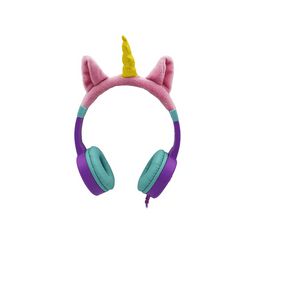 Audifonos para Niña Morados Monster Unicornio Ck01M