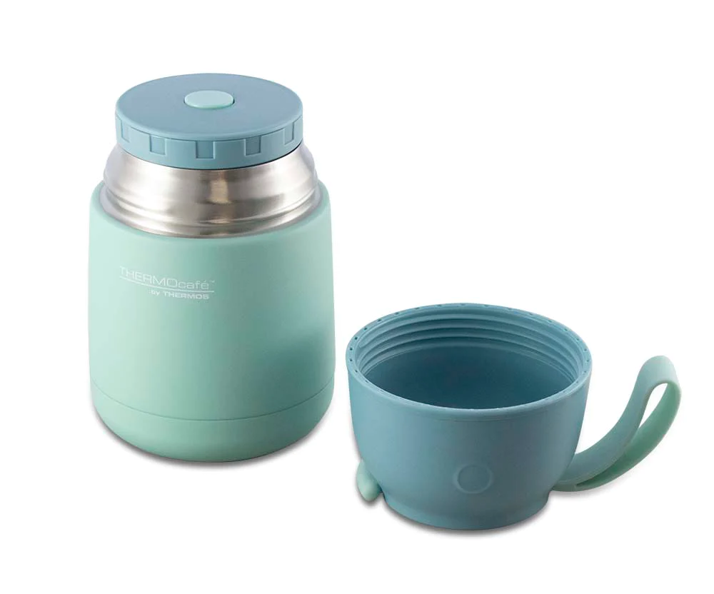 Termo Thermos de Comida de Acero Inoxidable Verde 450ML