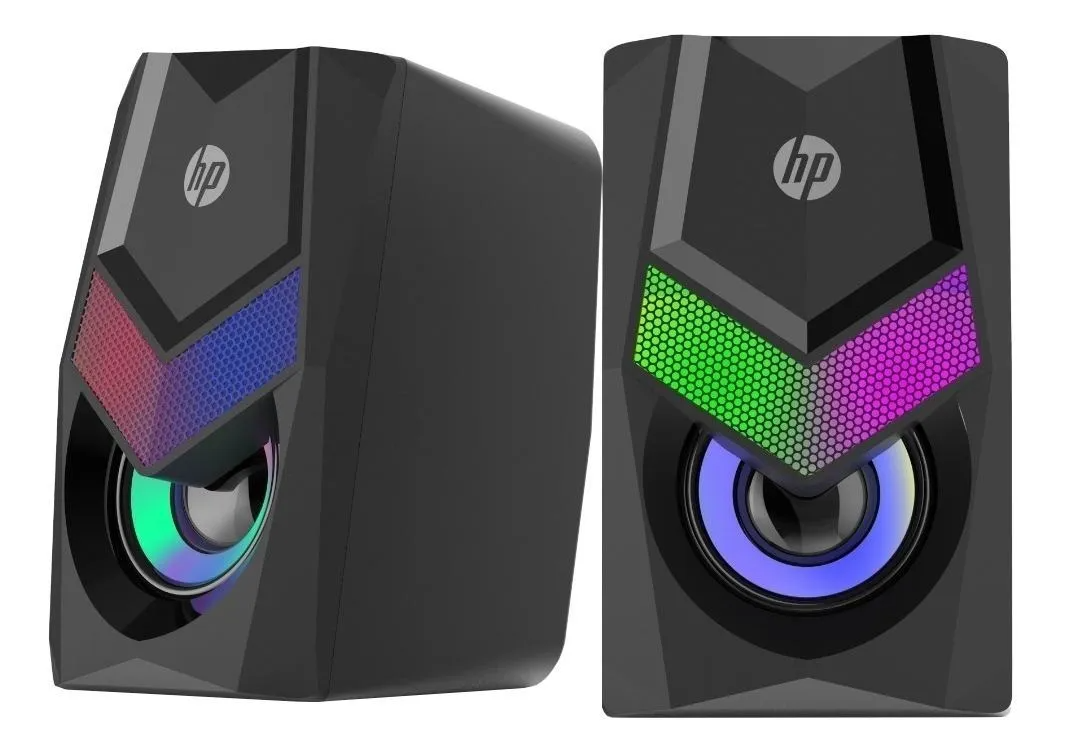 Parlante USB HP Multimedia con Iluminación RGB DHE-6000