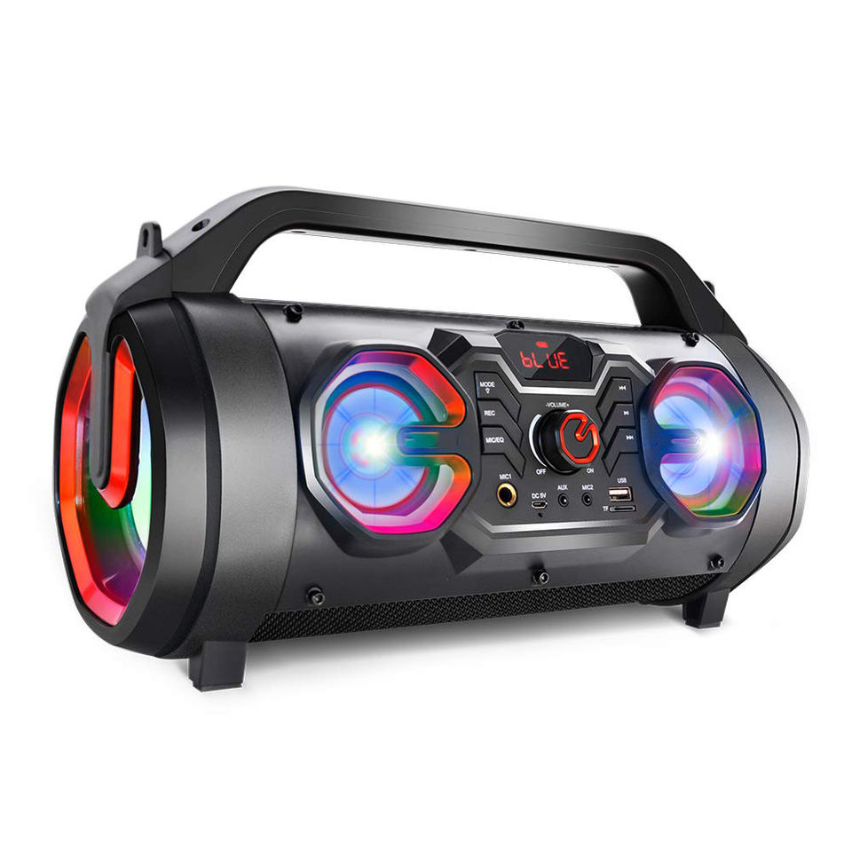 Parlante Bazuca IRT Bluetooth FM LED con Micrófono 30 RMS