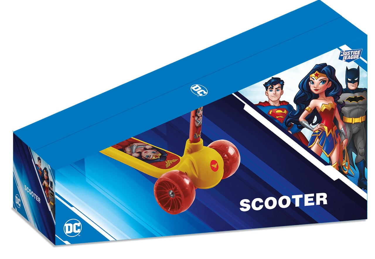 Scooter Infantil Reforzado Superman DC Comics de 3 Ruedas