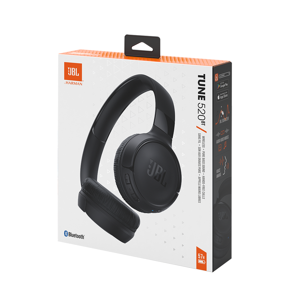 Audífonos Inalámbricos JBL T520BT Black Edition 57 Horas