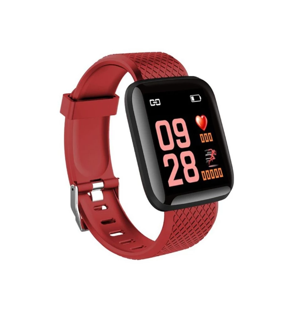 Smartwatch Touch Deportivo Multi Funciones Deportivas Rojo