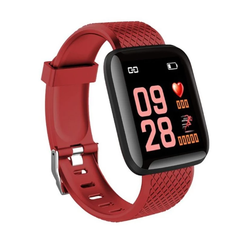 Smartwatch Touch Deportivo Multi Funciones Deportivas Rojo