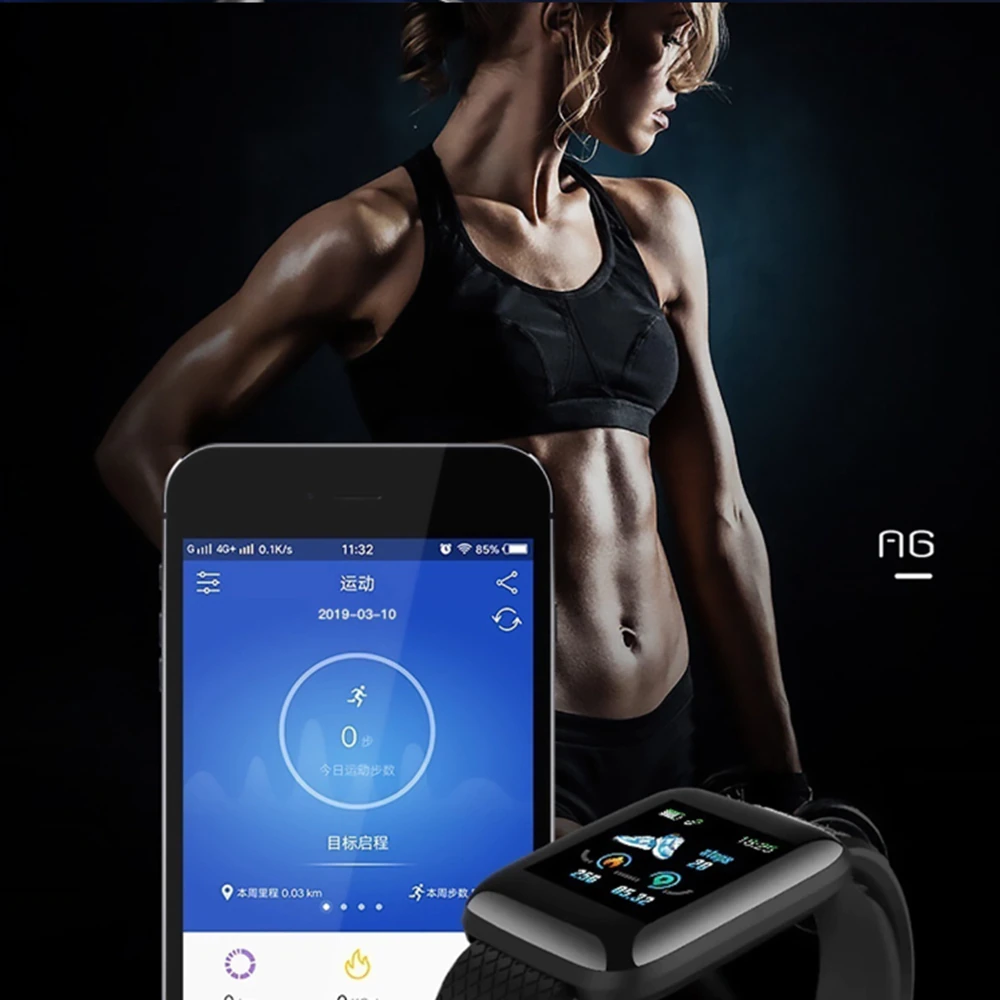 Smartwatch Touch Deportivo Multi Funciones Deportivas Azul