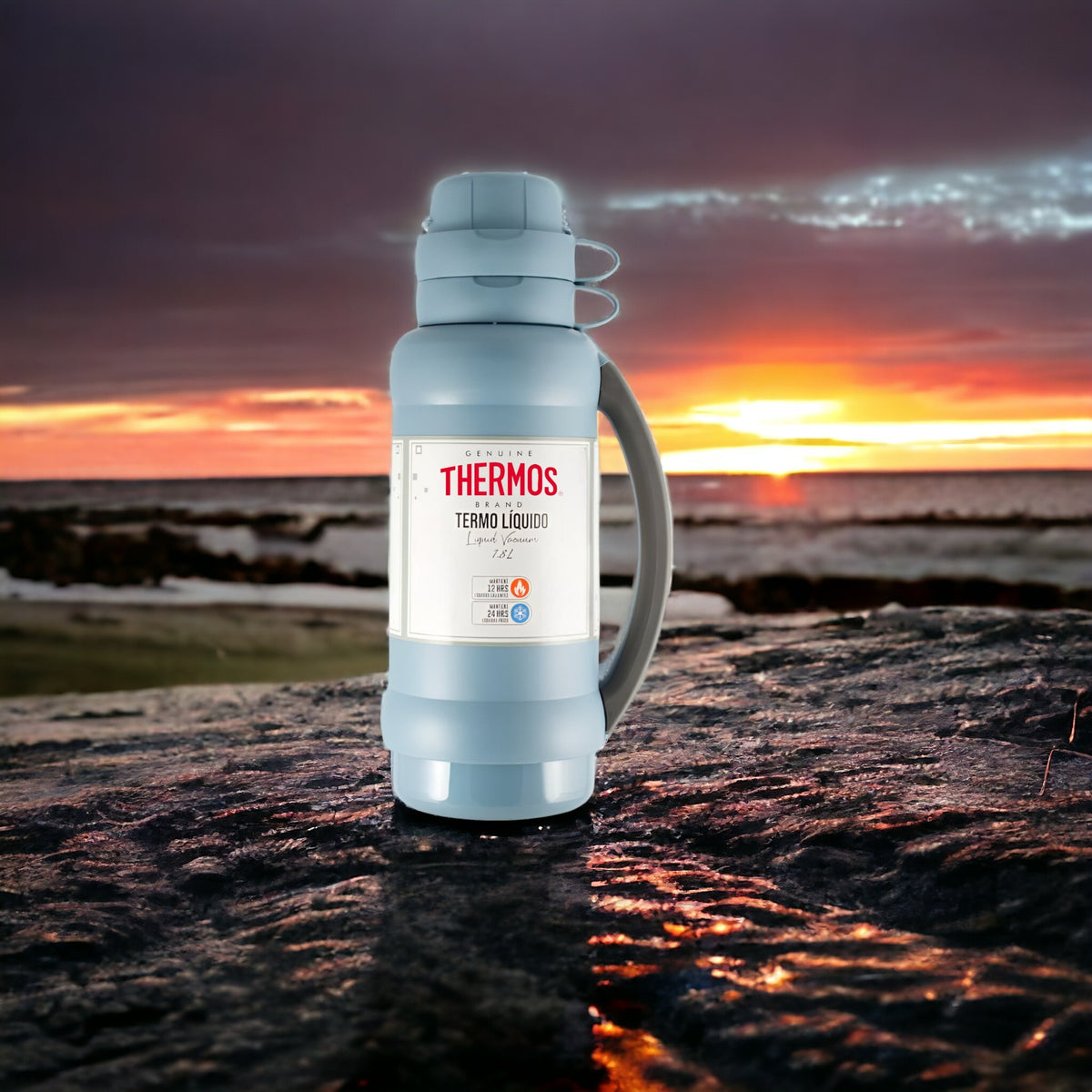 Termo de Líquidos 1.8 L 12H/24H - Thermos 34-180-C5 Celeste