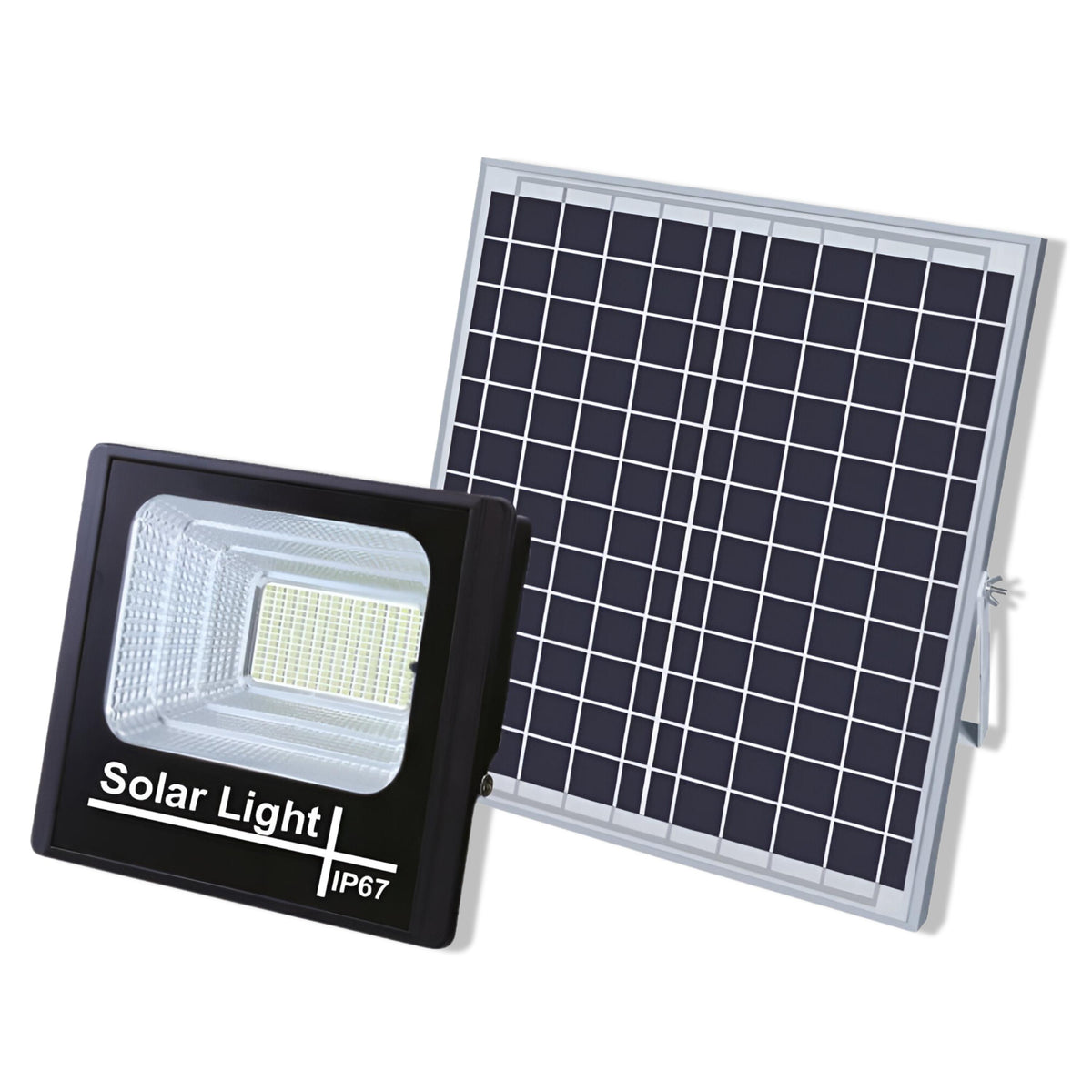 Foco Solar Exterior 25W IP67 con Panel HD + Control Remoto