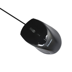 Mouse USB Alámbrico Tecmaster 1600 DPI Black M0360