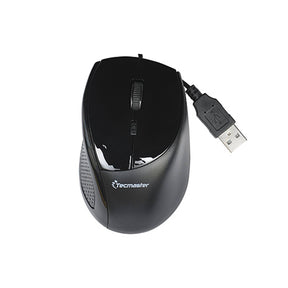 Mouse USB Alámbrico Tecmaster 1600 DPI Black M0360