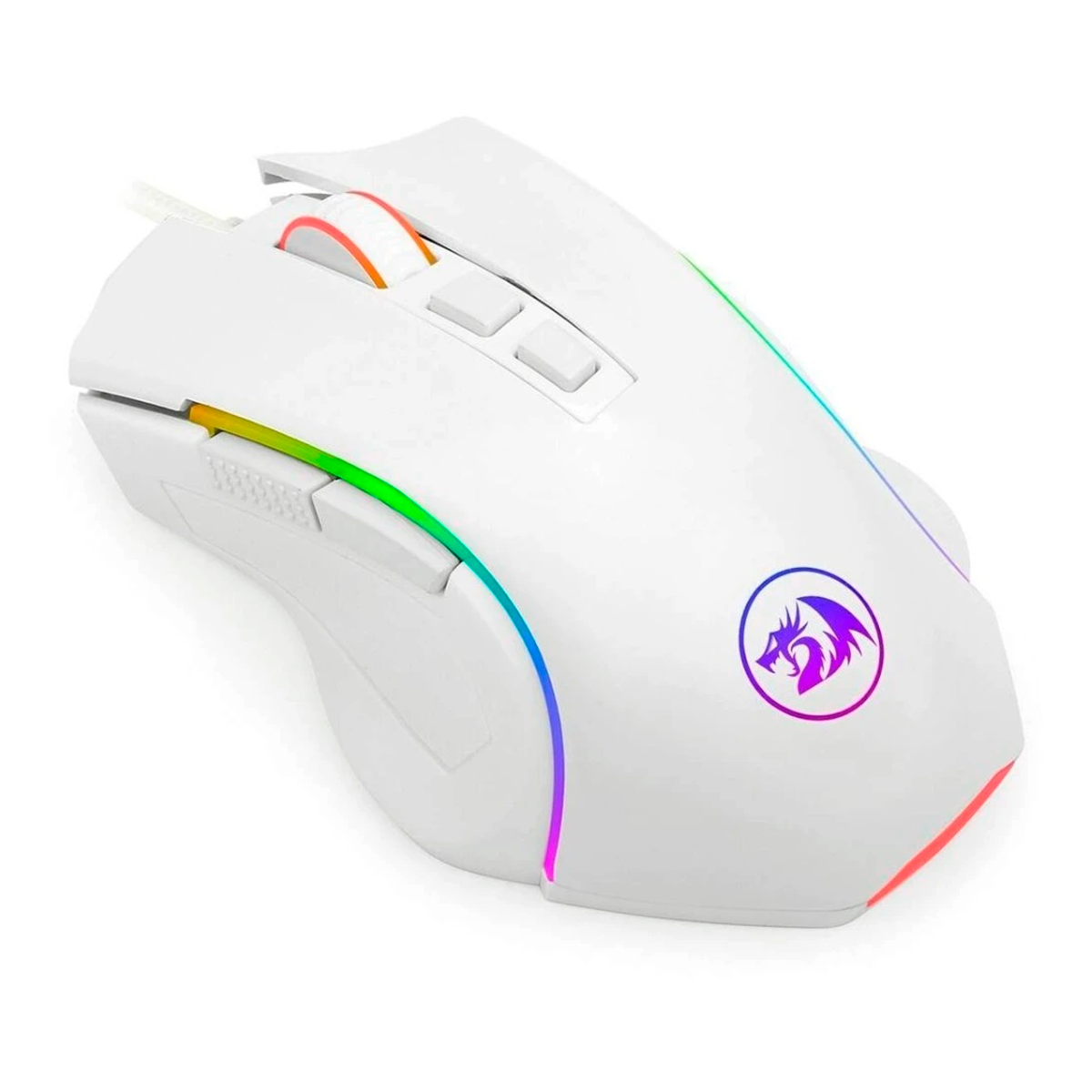 Mouse Redragon Griffin White Edition M607W 7200 DPI 7 Botones