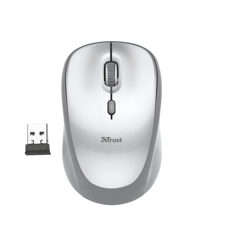 Mouse Inalambrico Trust Desktop Pro 2.4 Ghz Blanco Yvi 23386