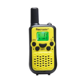 Kit Radios Walkie Talkie Tecmaster 22 Canales Amarillo