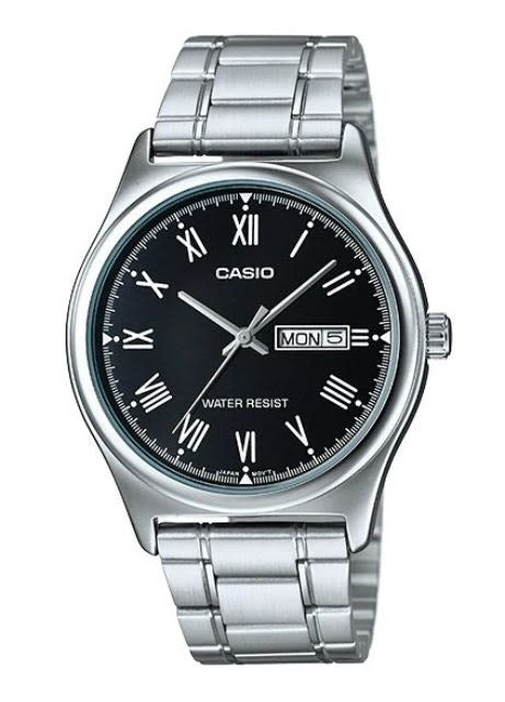 Reloj Casio Mtp-V006D-1Budf Metalico Cromado