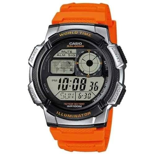 Reloj Casio Naranjo  Ae-1000W-4Bvdf