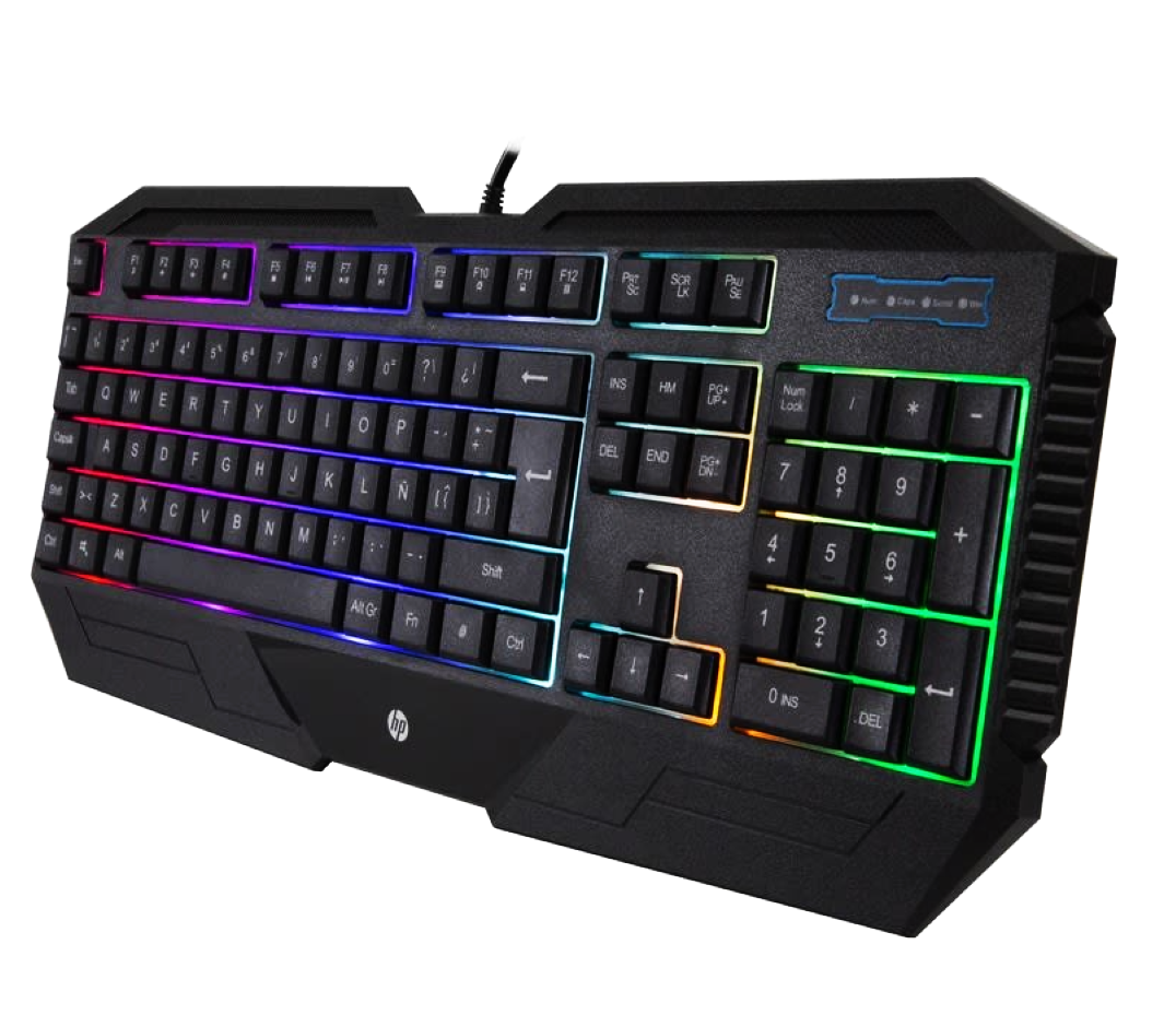 Teclado Gamer HP K110 RGB PARA PC/ PS5/ PS4/ XBOX/ N. Switch