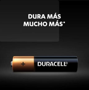 Pack 12 Pilas Duracell AAA Alcalina de Larga Duración