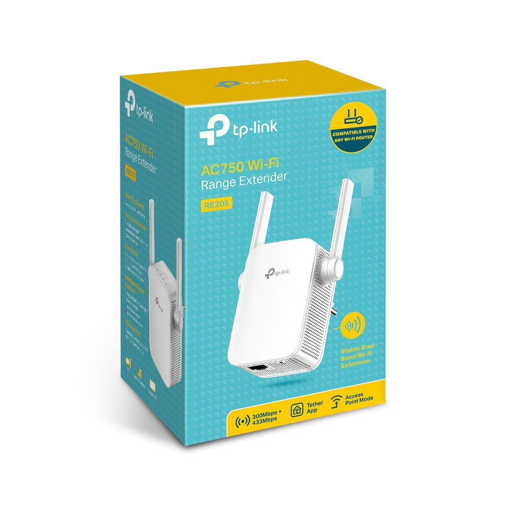 Extensor Wifi Inalambrico Tp-Link Ac750 Re205 750Mbps