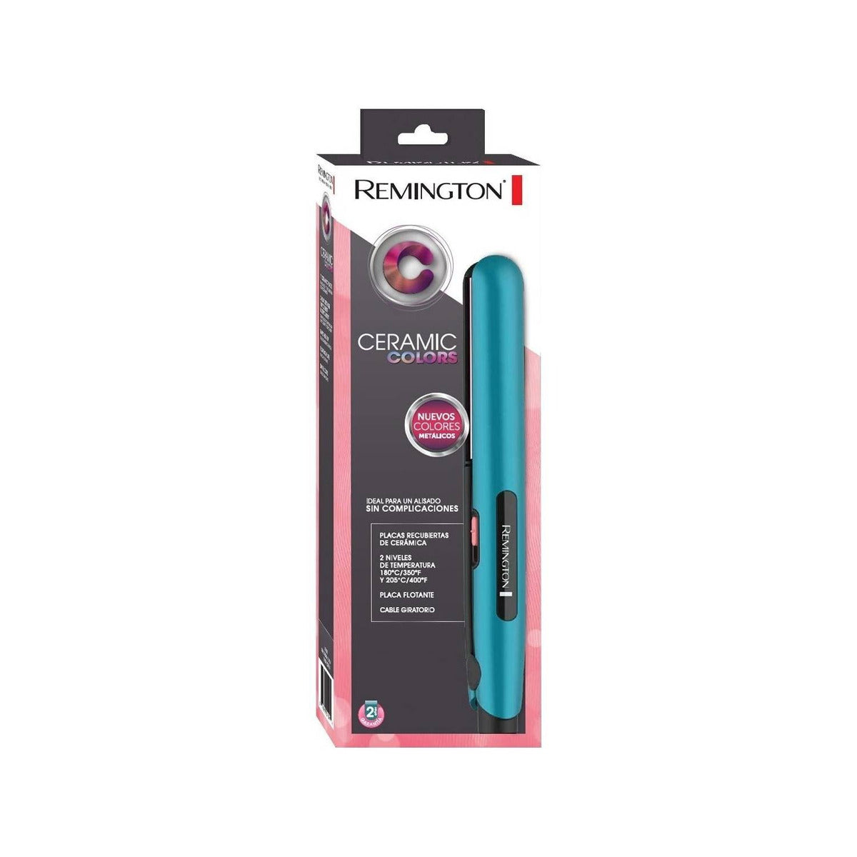 Alisador De Cabello Remington S1520 Ceramic Colors