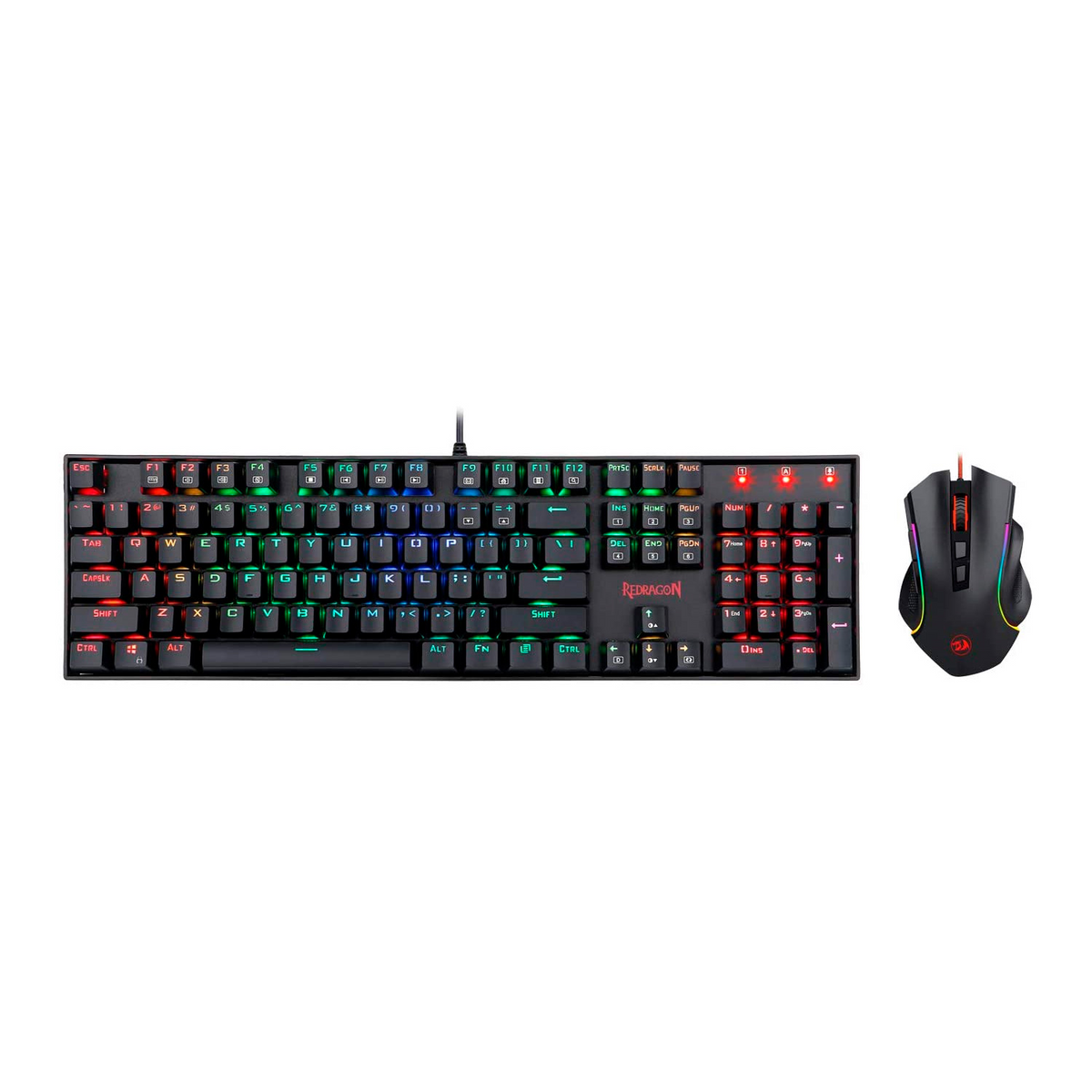 Kit Gamer Redragon Teclado Mecánico Mitra + Mouse Griffin