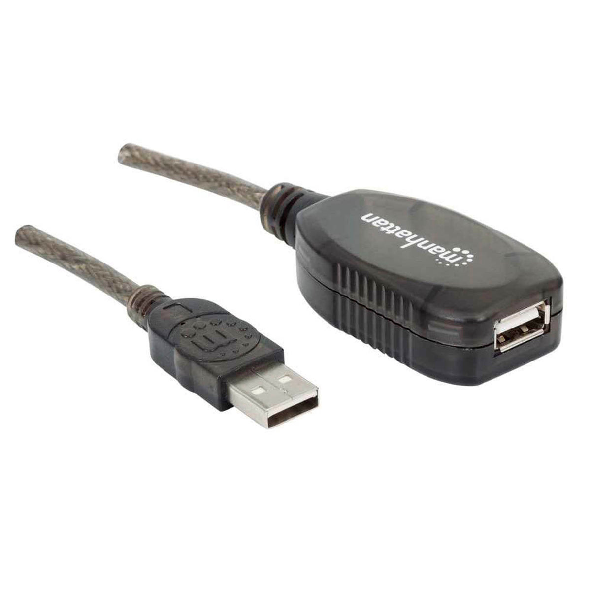 Extensión USB Activa de 10m High Speed Manhattan 151573