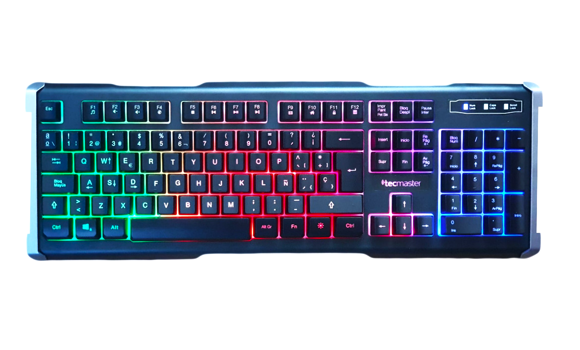 Teclado Gamer RGB Tecmaster para PC/ PS5/ PS4/ XBOX LK100D