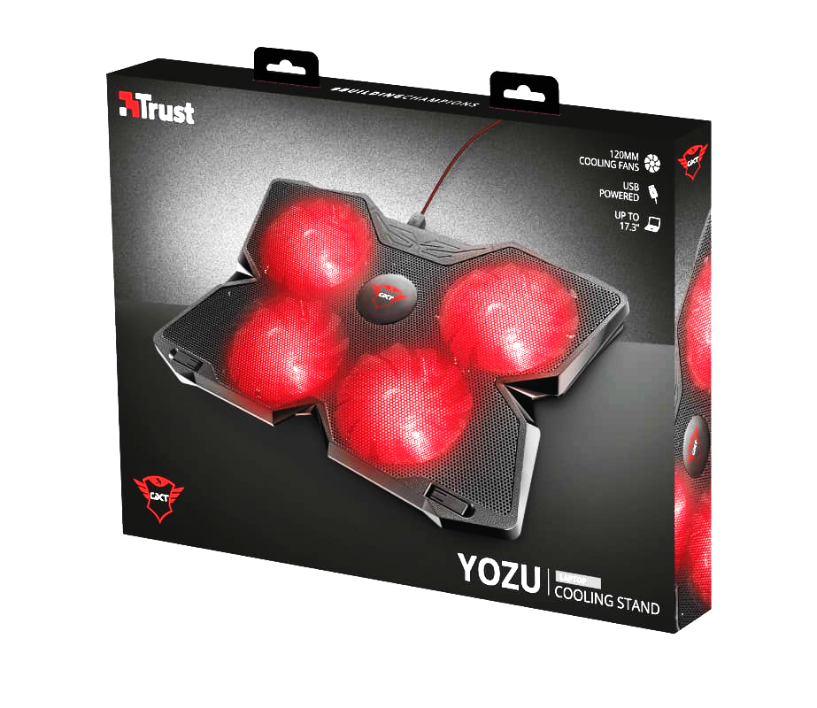 Ventilador para Notebook Gamer Trust Gxt278 Yozu LED 1200RPM