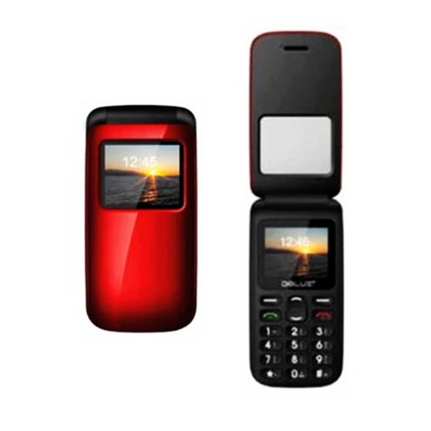 Celular Senior Para Adulto Mayor S.O.S Tecnolab 3G Tl038 Rojo