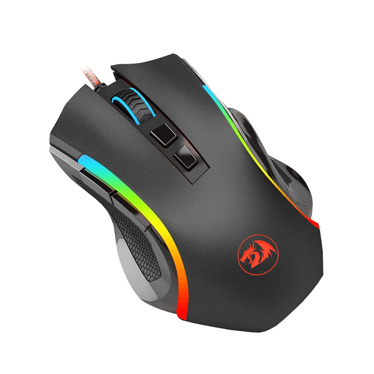 Mouse Redragon Griffin Black Edition M607 7200 DPI 7 Botones