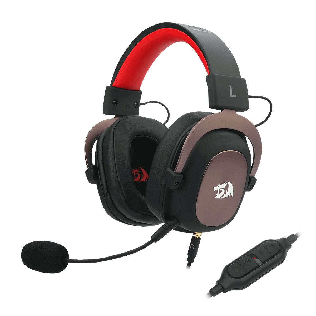 Audifonos Gamer Usb Redragon Zeus 2 Black Multiplataformas