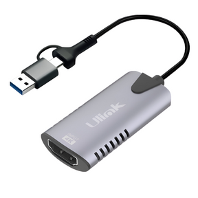 Tarjeta Capturadora de Video 4K HDMI a USB + USB-C  UL-ADV2