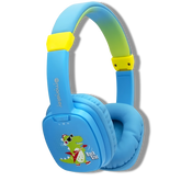 Audifono Dinosaurio para Niños Monster Cool Kids Ck03B Azul