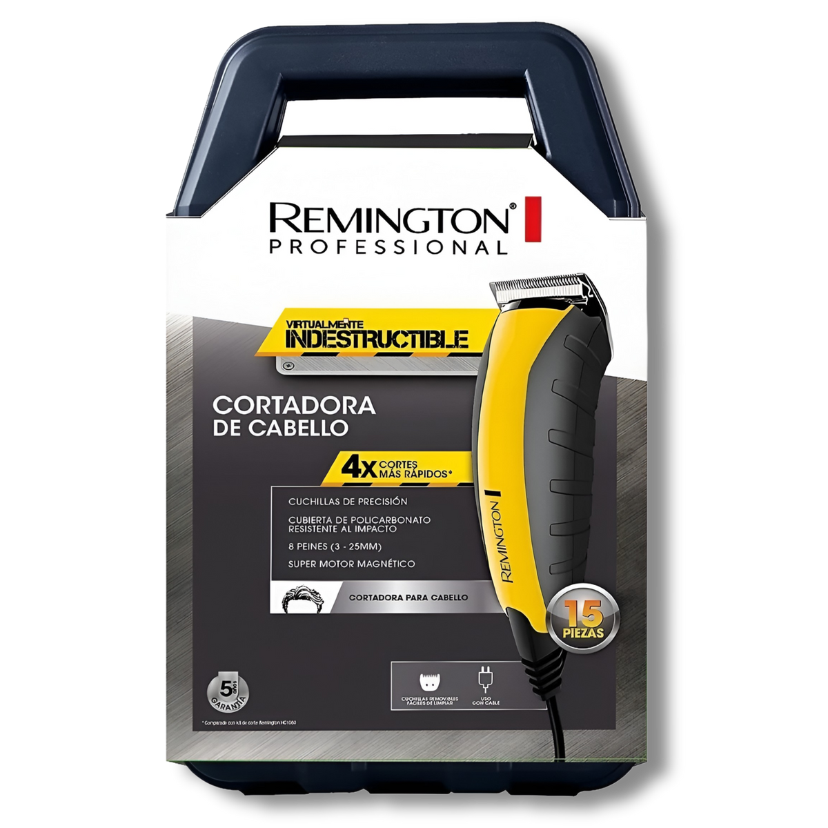 Cortadora De Cabello Remington HC5850 Indestructible 15 Pcs