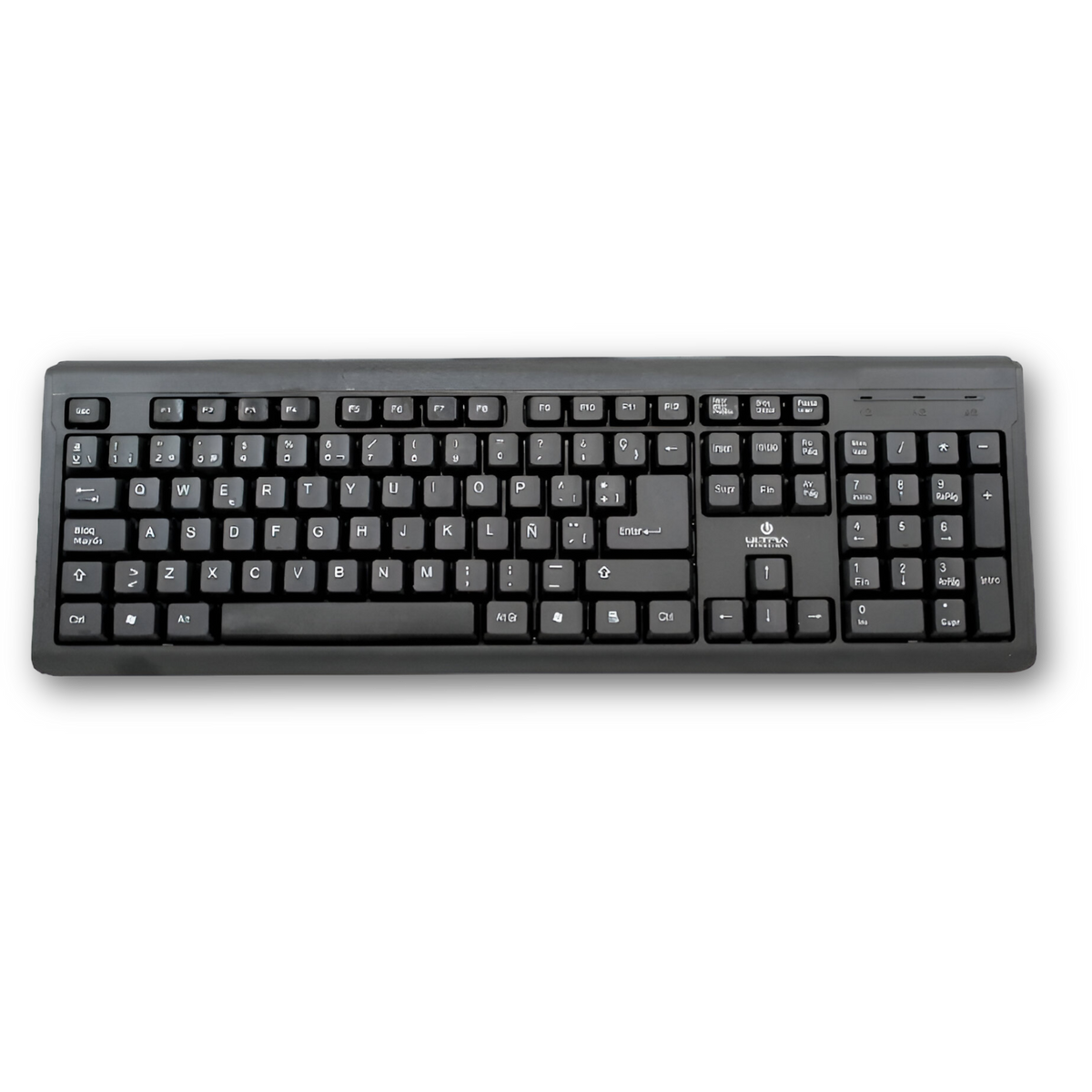 Teclado USB Multiplataformas Teclas Ultra Planas K100U