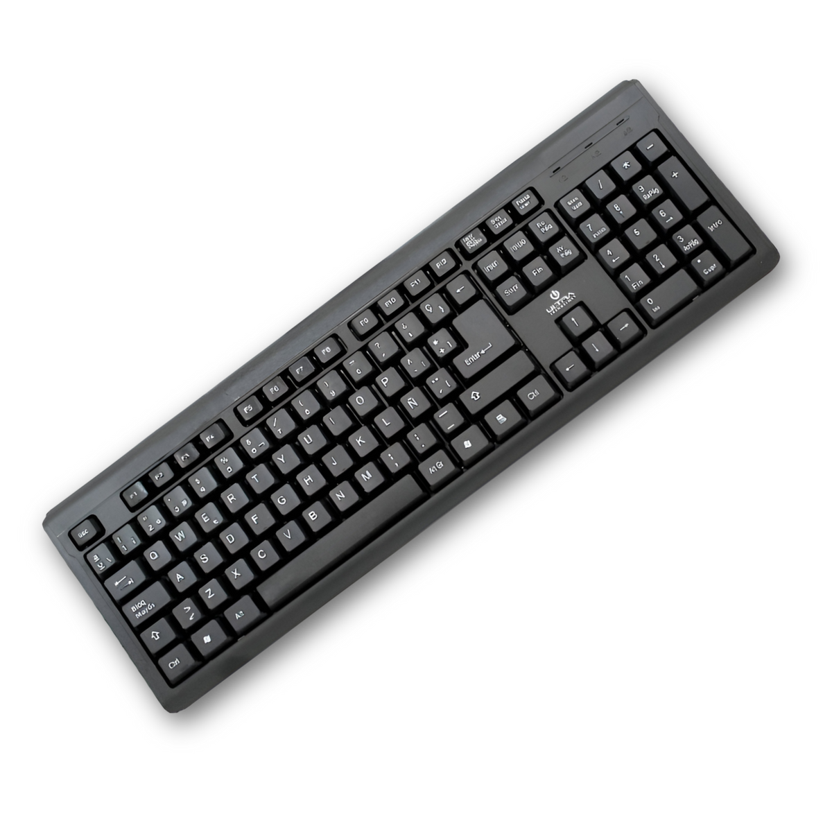 Teclado USB Multiplataformas Teclas Ultra Planas K100U