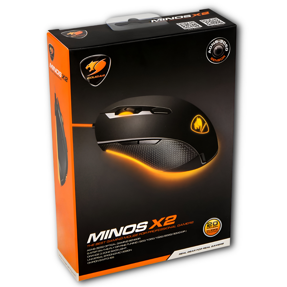 Mouse Gamer Cougar Minos X2 OMRON Retail Box