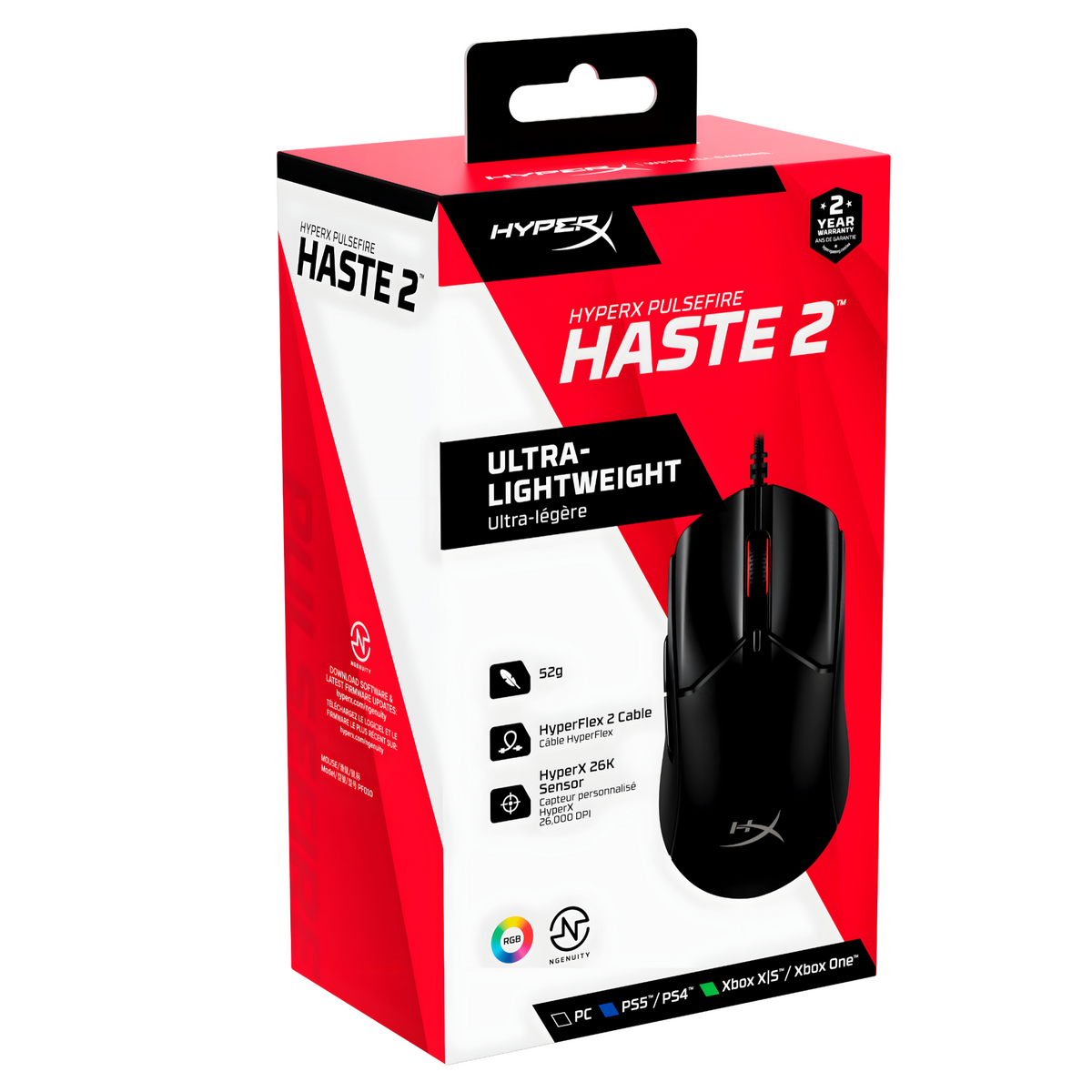 Mouse Gamer HyperX Pulsefire Haste II Ultra LightWeight