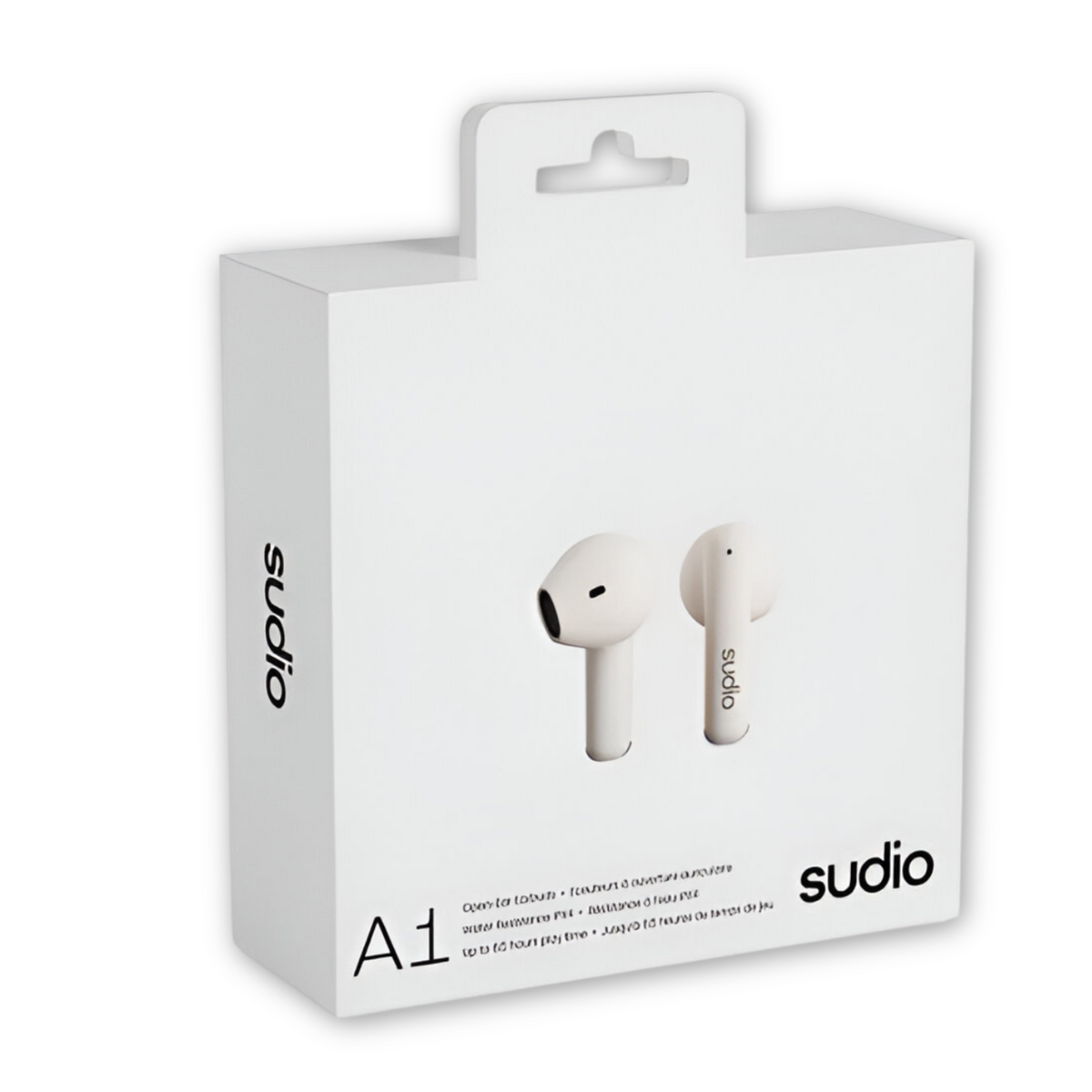 Audífonos Sudio Premium Line Earphones A1 TWS MIDNIGHT WHITE