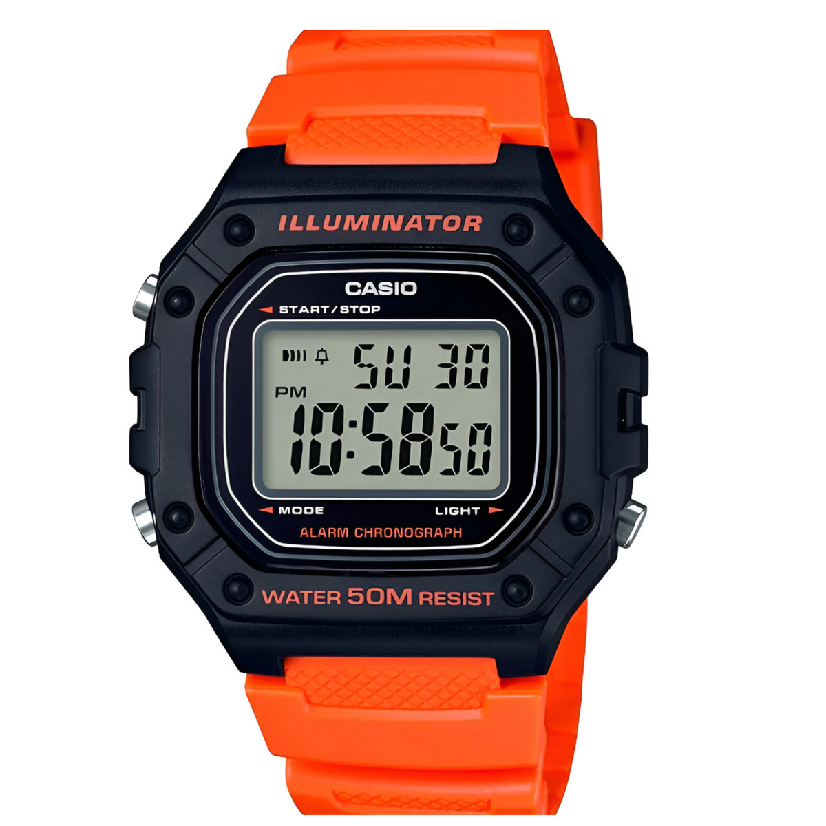 Reloj Casio Hombre W-218H-4B2VDF Orange Edition