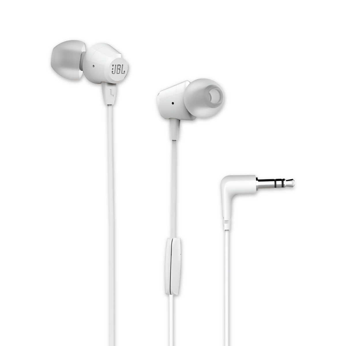 Audifono JBL In Ear con Manos Libre Harman C50 Hi Bass White