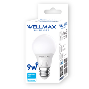 Ampolleta LED Wellmax E-27 9W Luz Calida 810Lm LED Samsung