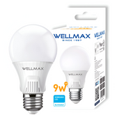 Ampolleta LED Wellmax E-27 9W Luz Calida 810Lm LED Samsung