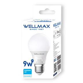 Ampolleta LED Wellmax E-27 9W Luz Fria 810Lm LED Samsung